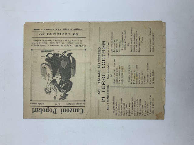 Canzoni popolari. Passa la ronda, suona la ritirata; Io cerco la Titina; Passan gli studenti